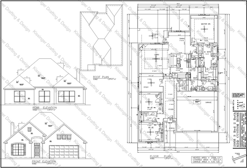 3 Bed, 2 Bath, 2068 Sqft.
